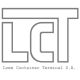 Logo LCT Lome Container Terminal S.A. Grauer Schriftzug LCT Lome Container Terminal S.A.